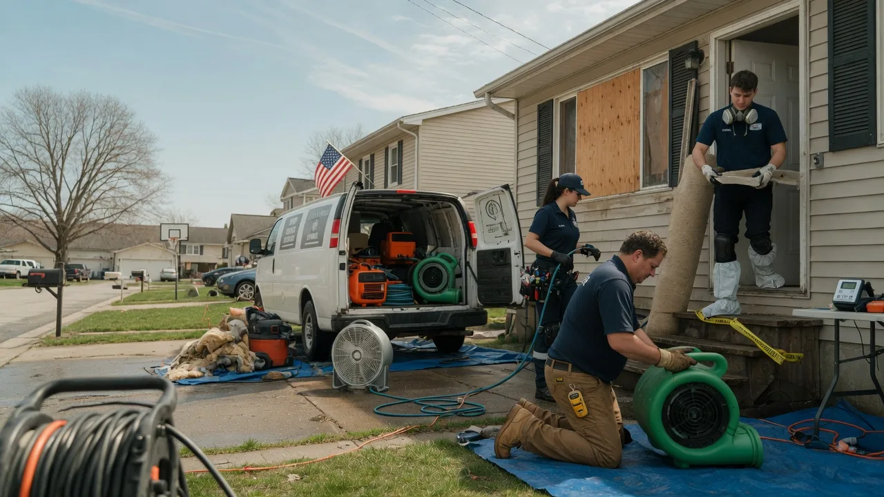 Water Damage Restoration in Denison, KS near me